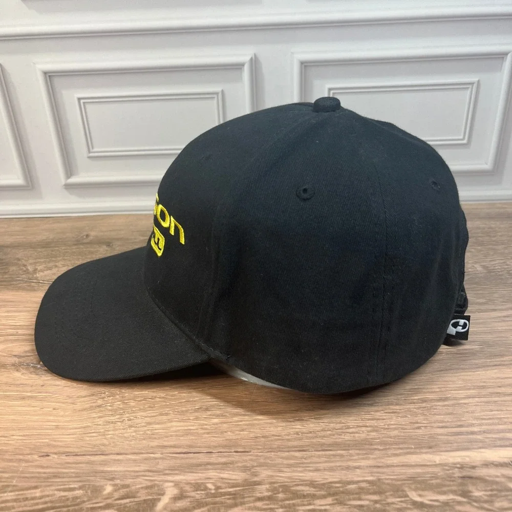 Vintage Y2K Pacific Headwear Oregon Football Cap Adjustable Black Yellow 101C
